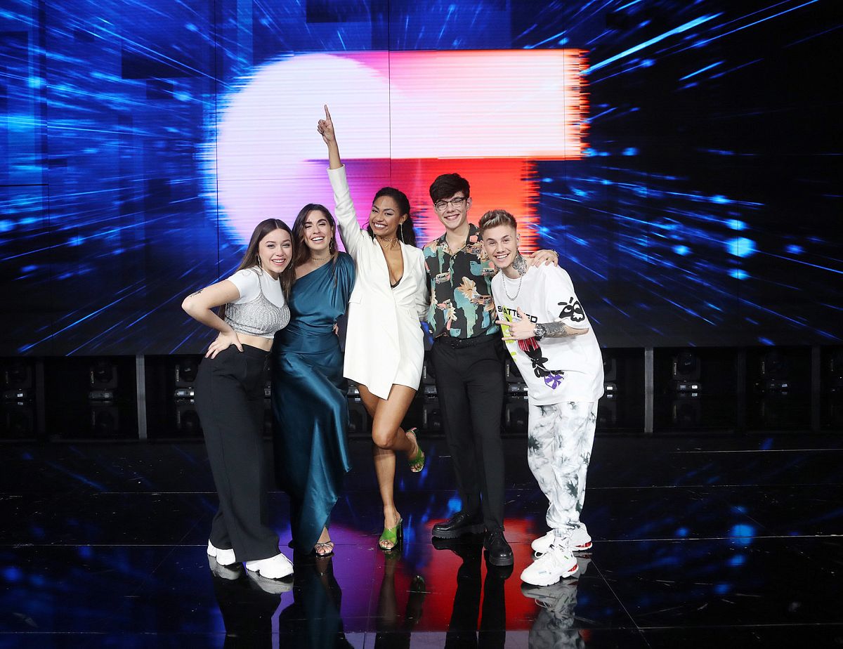 Eva, Anaju, Nia, Flavio y Hugo, finalistas de 'OT 2020'