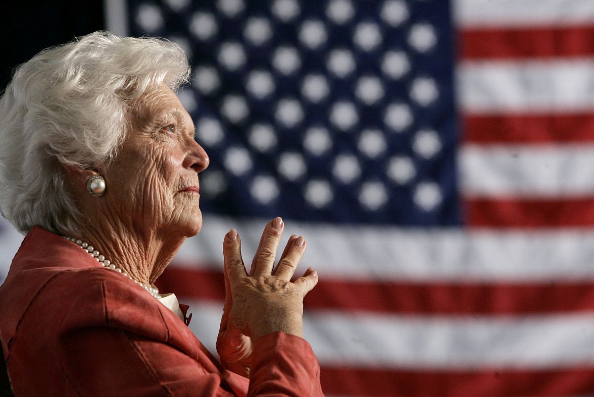 Fotografía de archivo de Barbara Bush