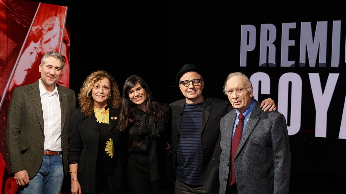 Alberto Ammán, Eulàlia Ramón, Elena S. Sánchez, Pablo Berger y Fernando Ménde-Leite en 'Historia de nuestro cine'