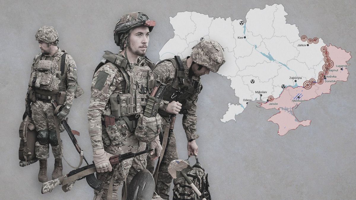 Los mapas de la semana 127ª de la guerra en Ucrania