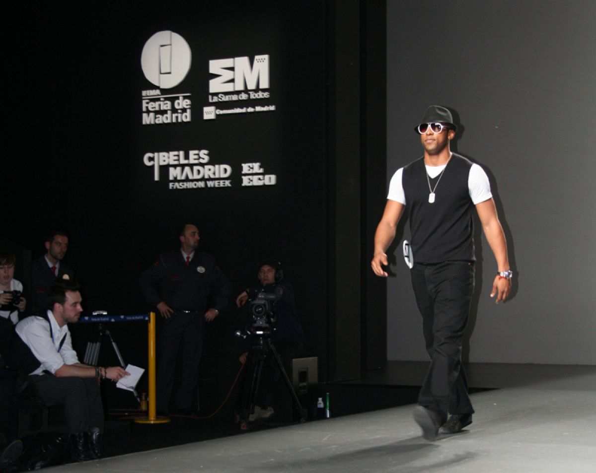 Jayson Granger, en la pasarela Cibeles.