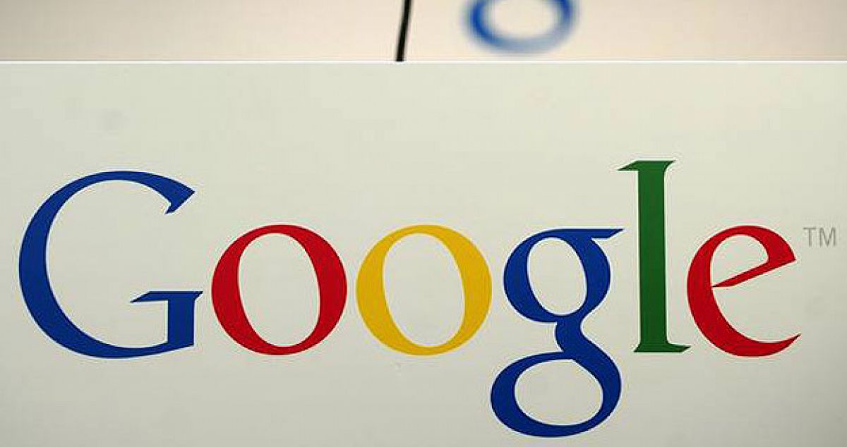 Logos de Google durante una presentación en Nueva York en mayo de 2012.