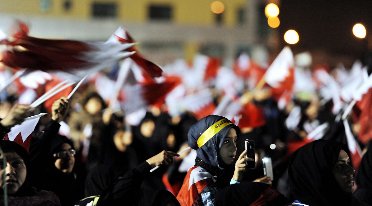 REUNIÓN DE OPOSITORES DE LA AGRUPACIÓN CHIITA AL-WEFAQ, EN BARÉIN
