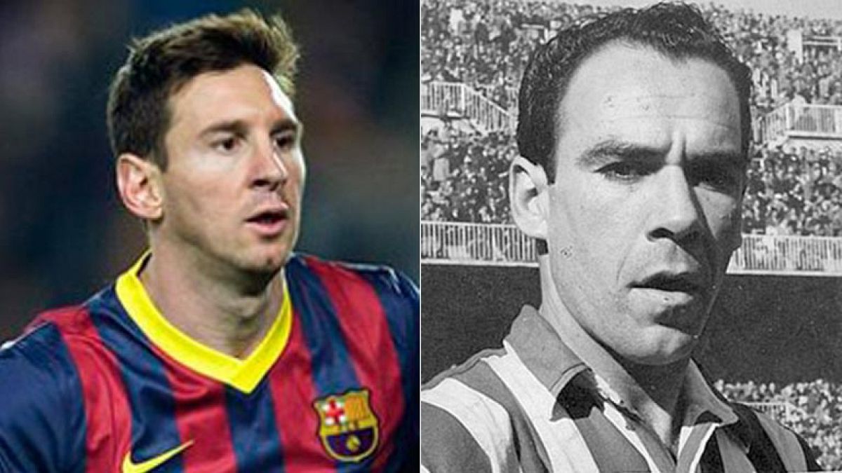 Messi, cera de superar a Zarra.