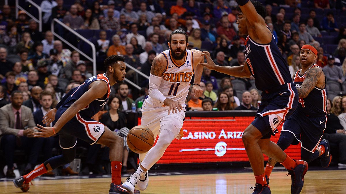 Ricky Rubio, en su partido contra los Wizards.