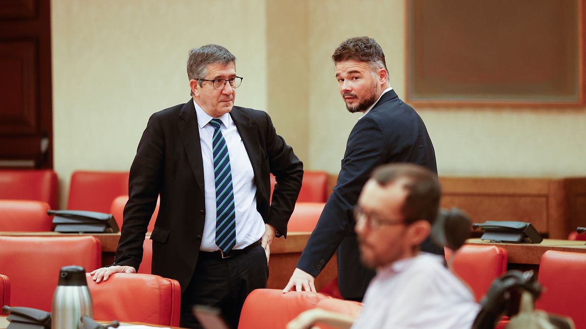 Patxi López y Gabriel Rufián