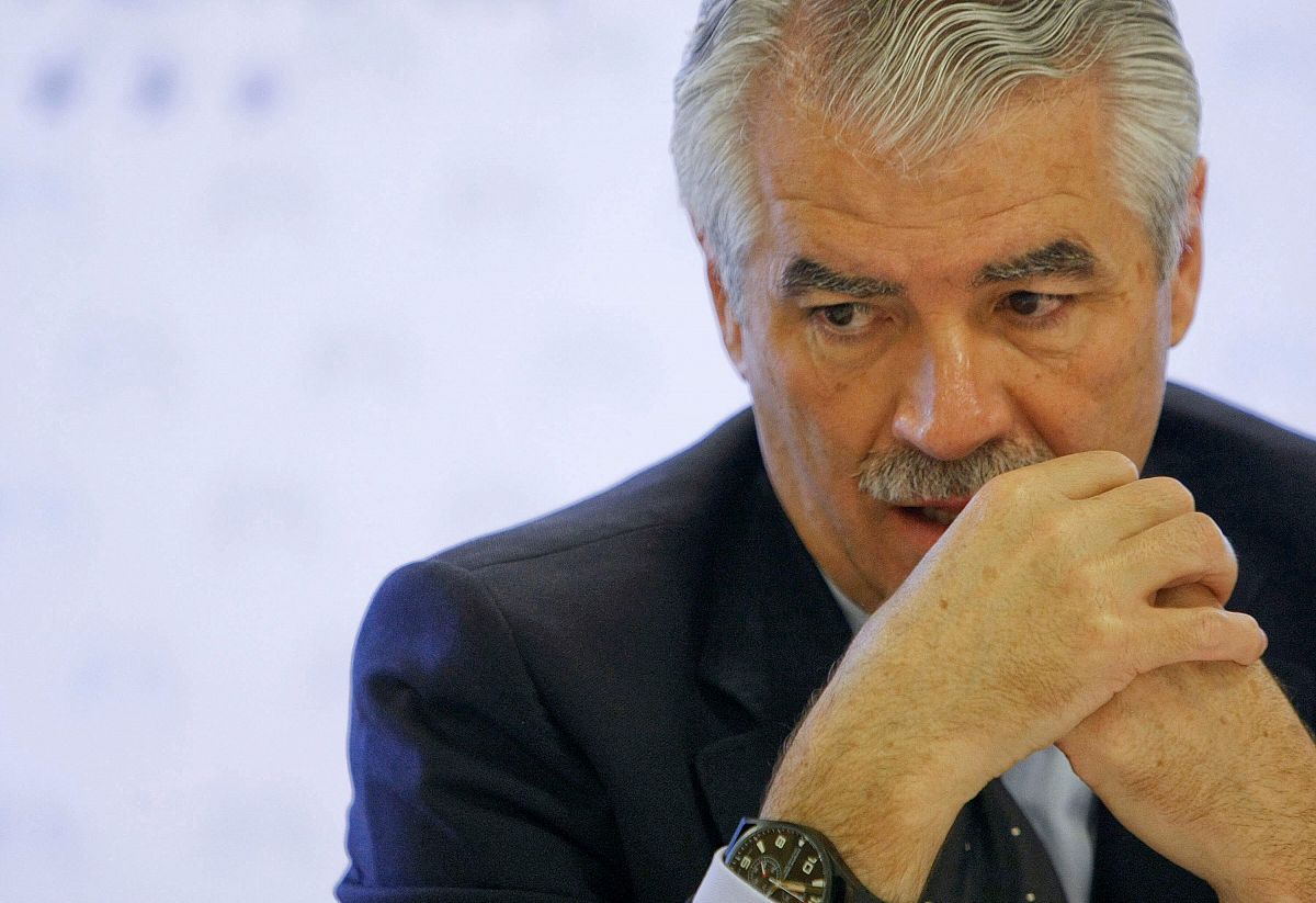 El presidente del Racing de Santander, Francisco Pernía, durante su comparecencia