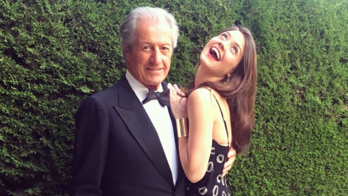Foto de Phillippe Junot y su hija Isabelle