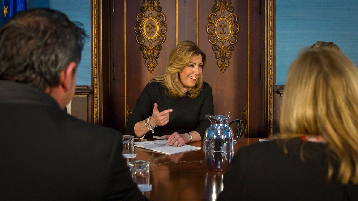 La presidenta de la Junta, Susana Díaz