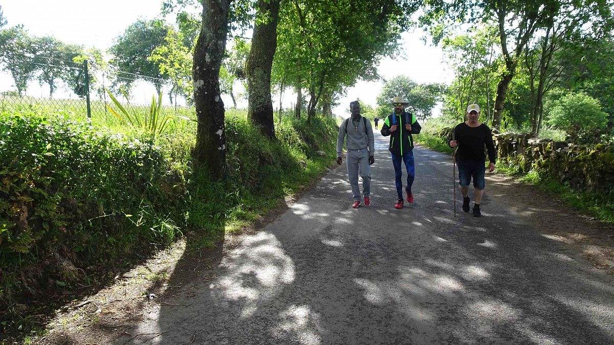¿Presos del Centro Penitenciario de Mallorca recorren 113 kilómetros, desde Sarria hasta Santiago de Compostela