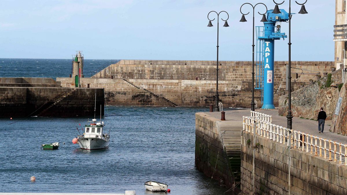Un puerto pesquero en Asturias