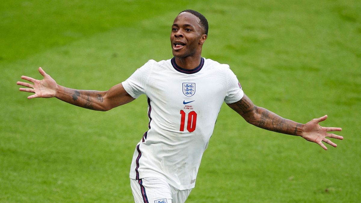 Raheem Sterling está siendo el líder de Inglaterra