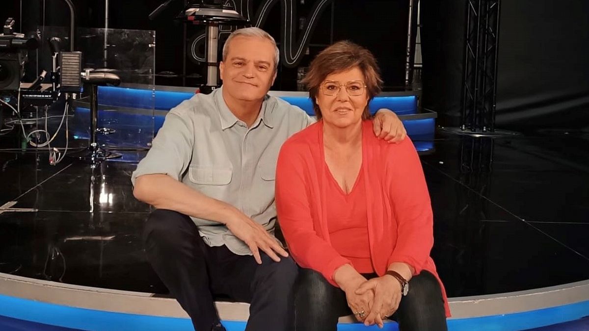 Ramón García con María Escario