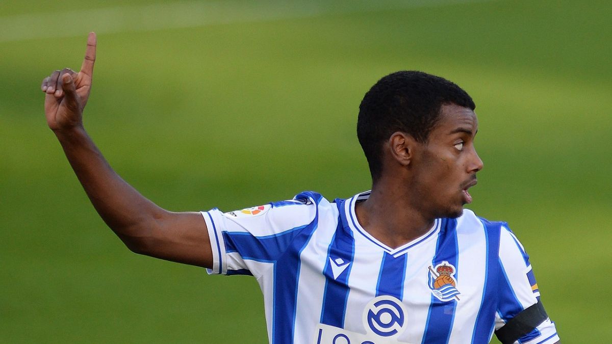 Imagen del jugador sueco de la Real Sociedad Alexander Isak.