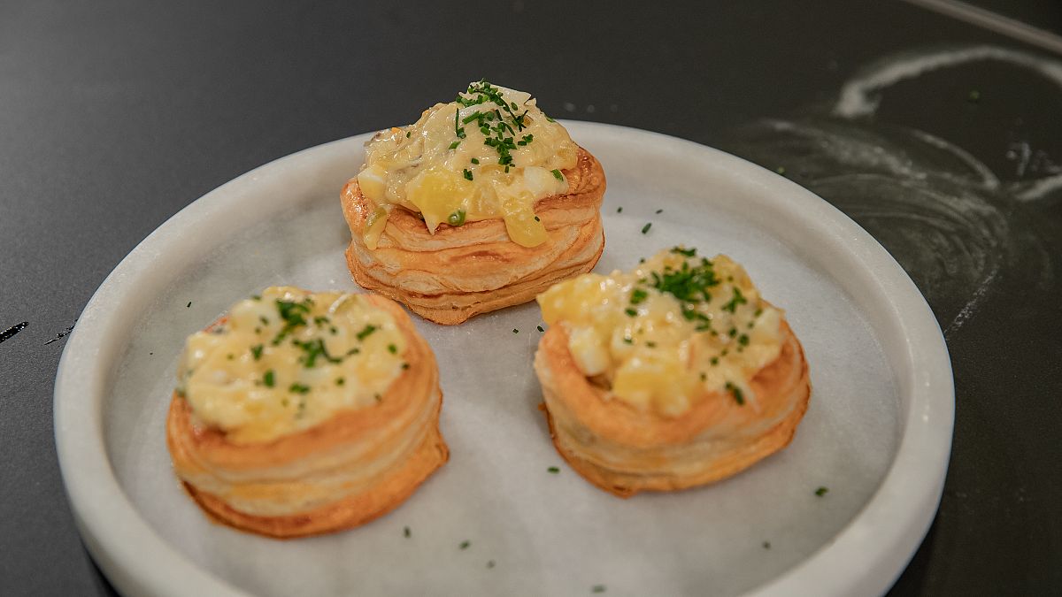 Receta de Volován de ensaladilla de buey de mar "Totín" de Loreto