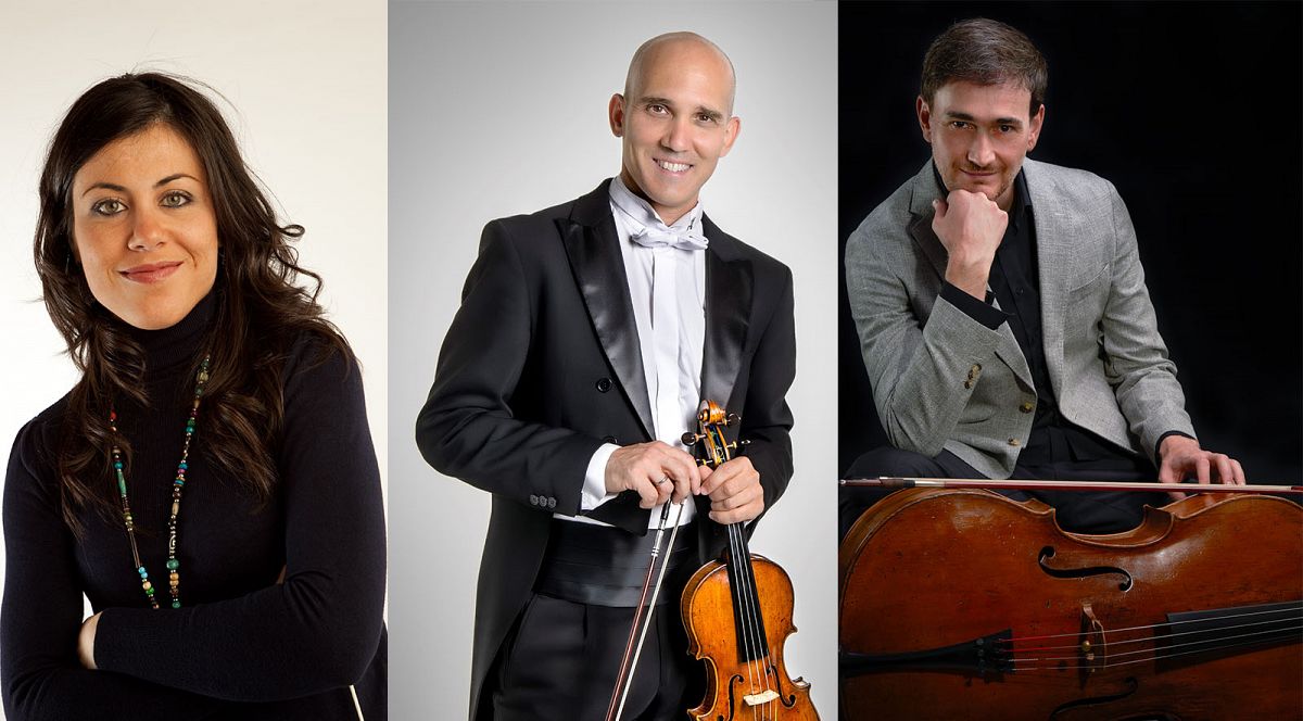 Virginia Martínez Miguel Borrego y Javier Albarés