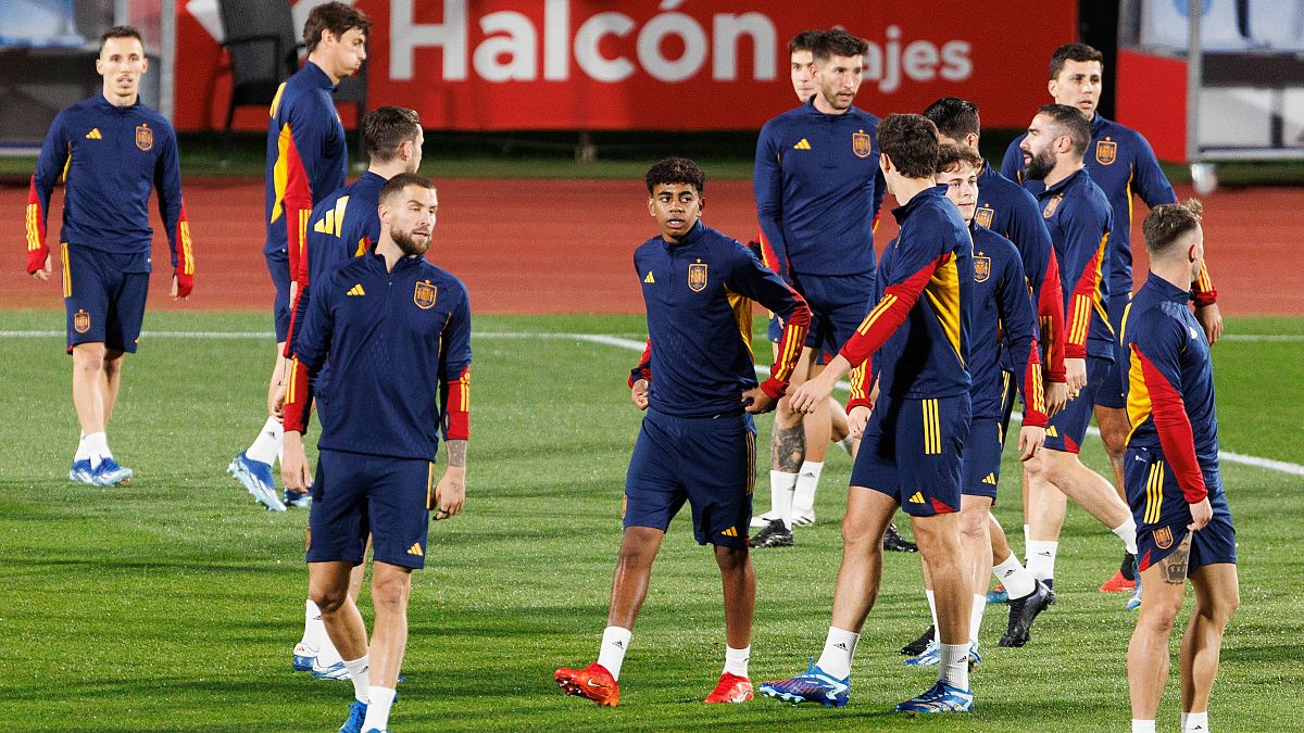 Entrenamiento seleccion española las rozas