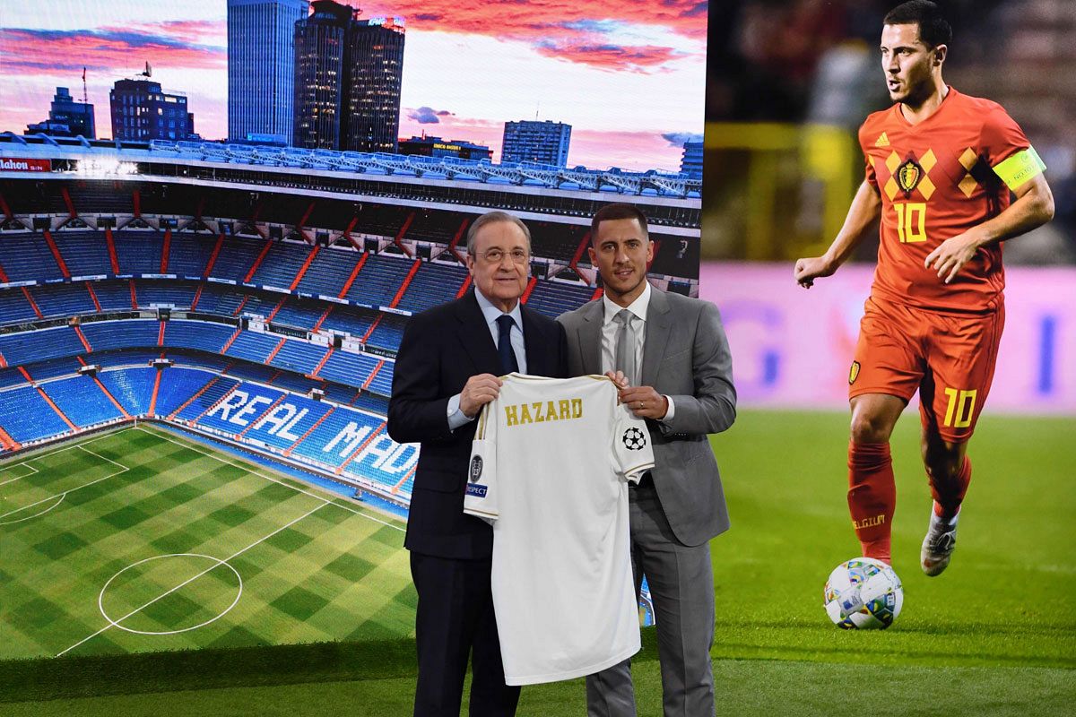 Hazard-manía en el Bernabeú: 50 mil almas para ver a la nueva estrella del  Real Madrid