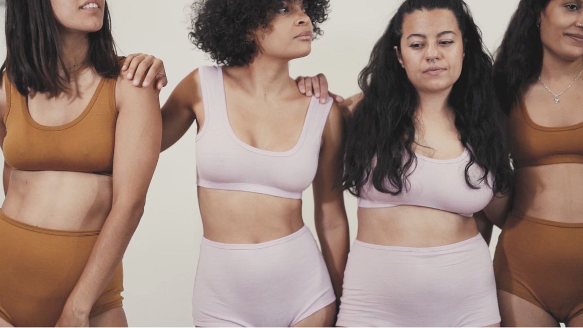 Ropa interior para una mujer y que se al cuerpo