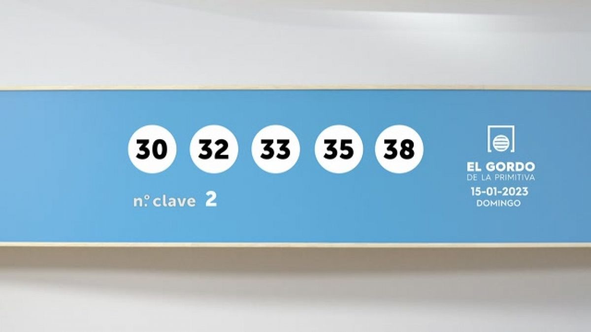 Sorteo de la Lotería Gordo de la Primitiva del 15/01/2023 - Ver ahora