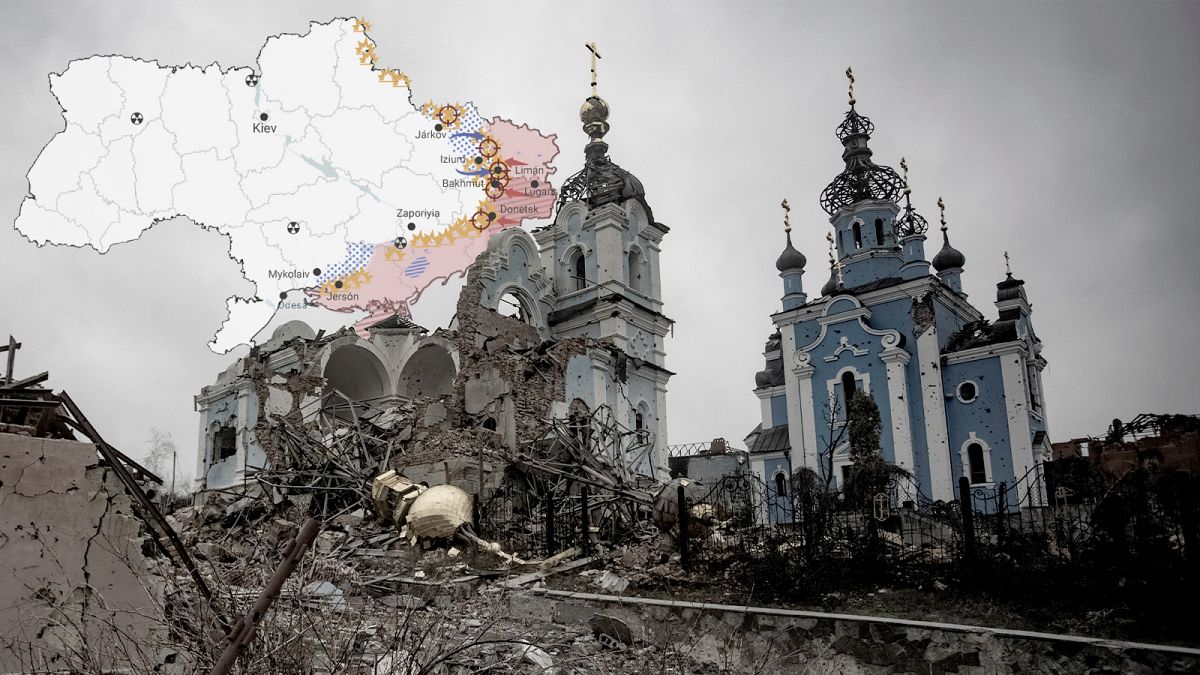 Los mapas de la 42ª semana en Ucrania