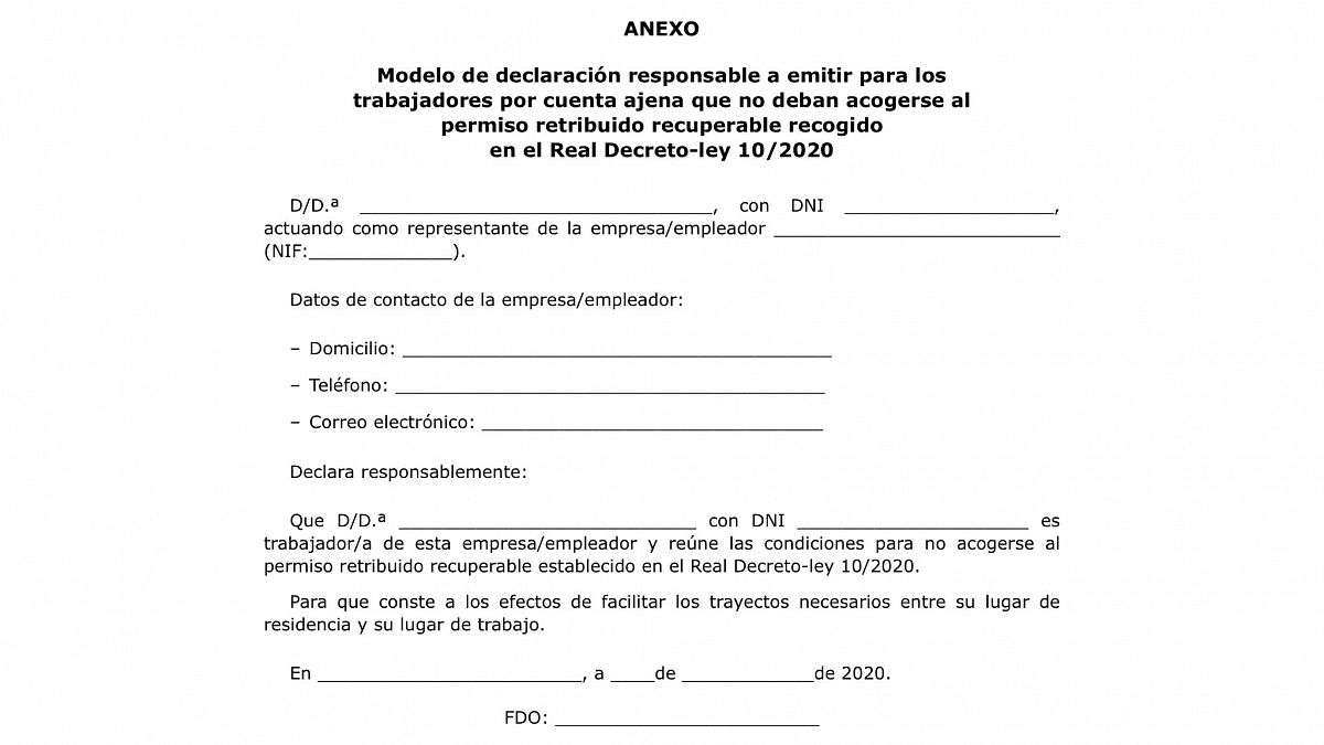 Certificado Que Las Empresas Deberan Entregar A Sus Trabajadores