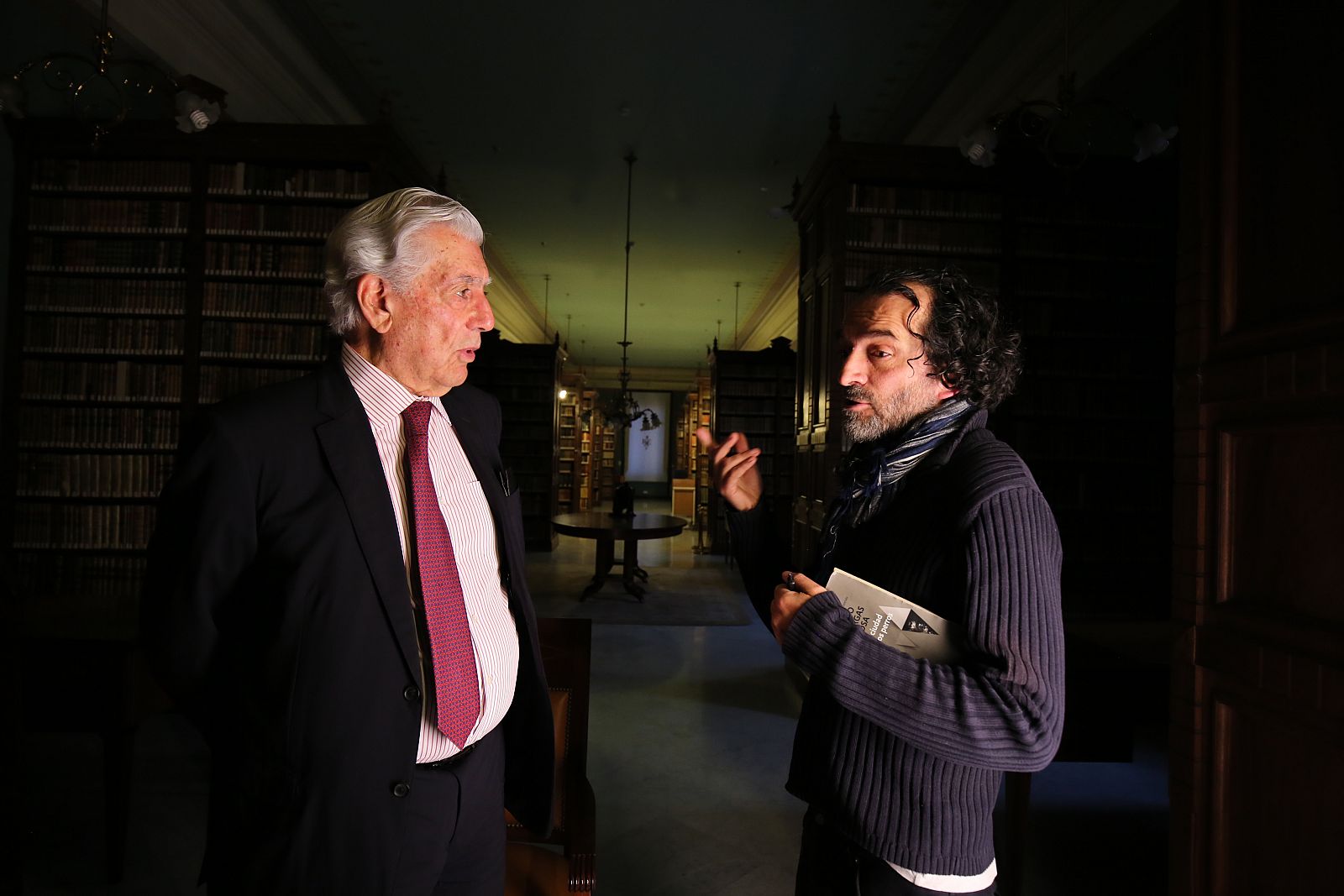 Mario Vargas Llosa y Chema de la Pe�a