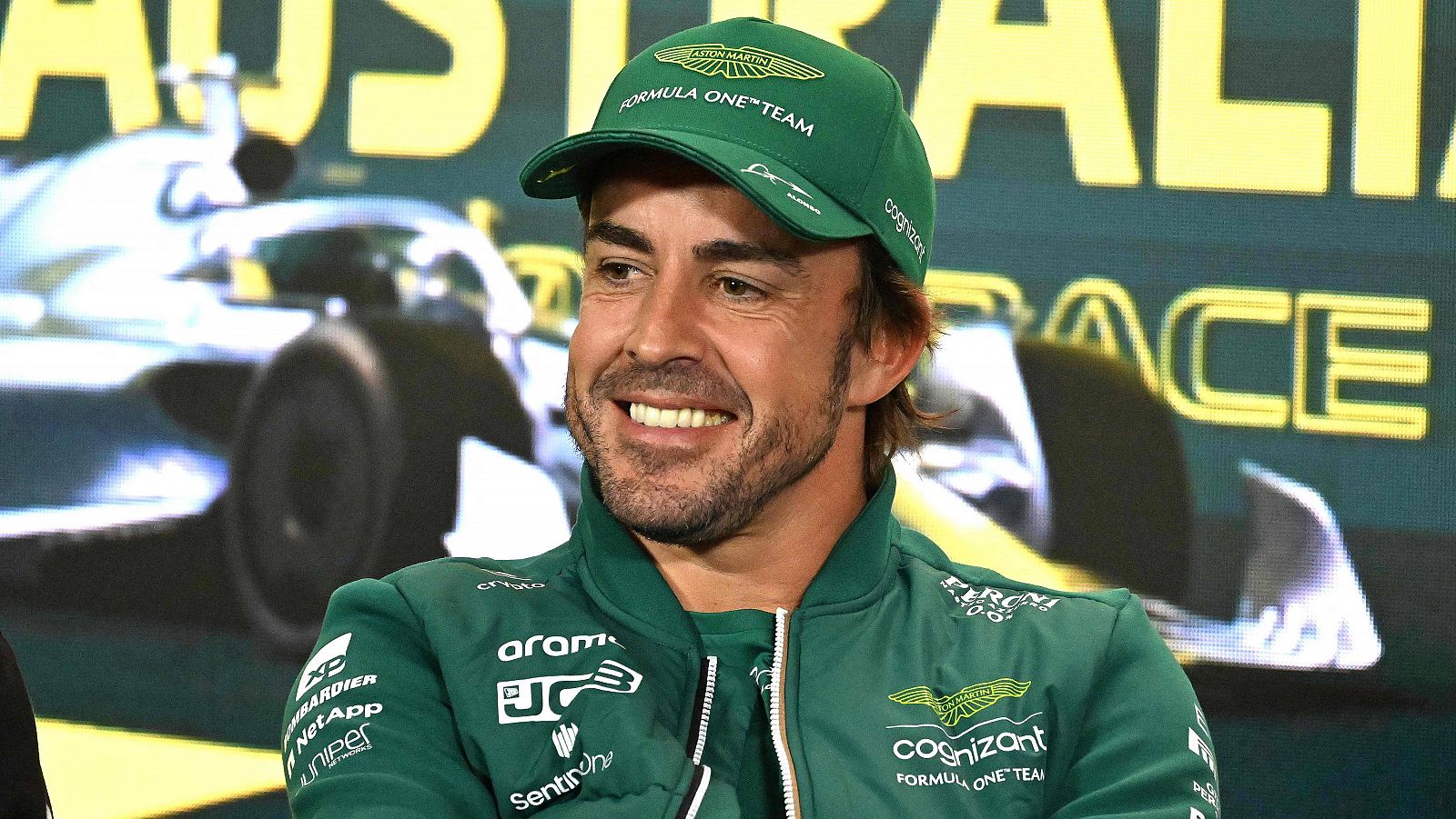 Fernando Alonso, en la rueda de prensa previa al GP de Australia de Fórmula 1.