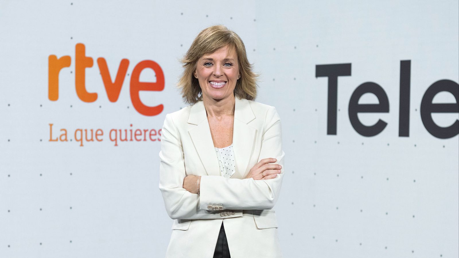 La periodista Marta Carazo en su presentación como presentadora del Telediario en RTVE