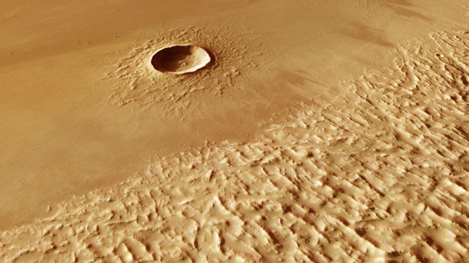 Imagen de archivo de Marte captada por la sonda Mars Express