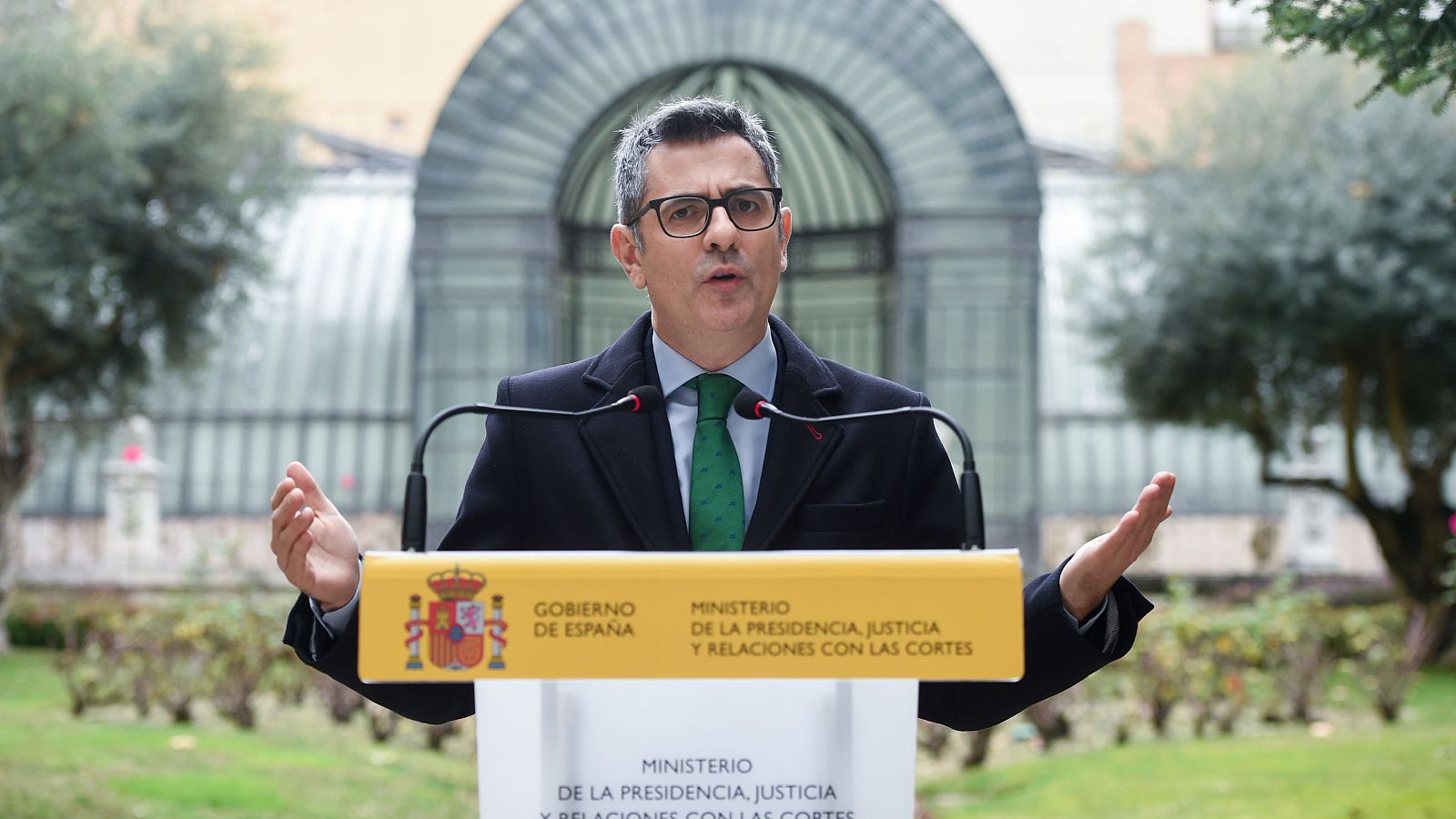 El ministro de la Presidencia, Relaciones con las Cortes y Justicia, Félix Bolaños, en una imagen de archivo