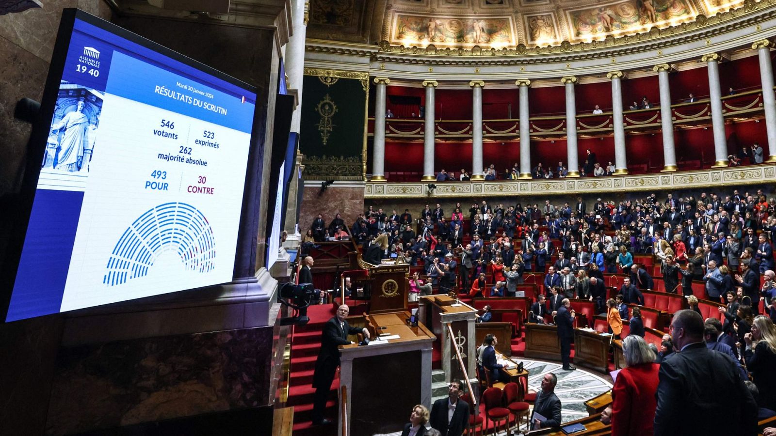 La Asamblea Nacional francesa aprueba incluir el aborto en la Constitución