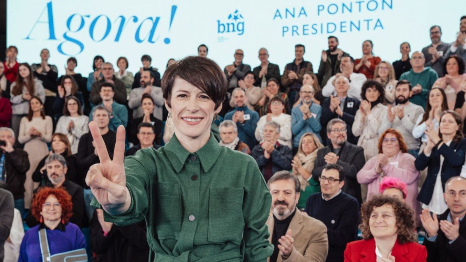 Ana Pontón, candidata del BNG a la Presidencia de la Xunta