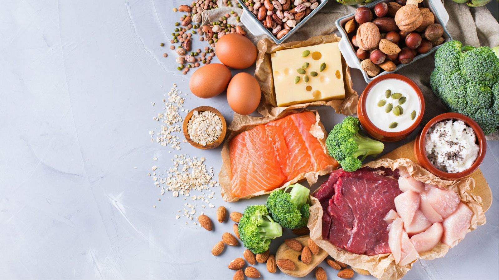 Lo ideal es consumir un tercio de proteína animal y dos de proteína vegetal