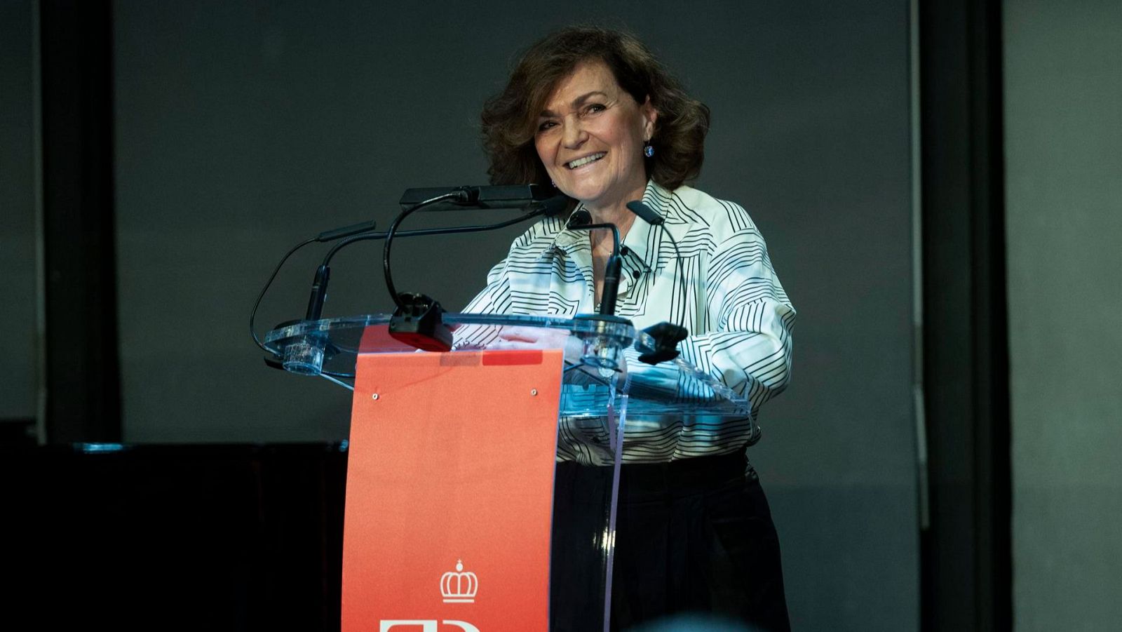 La exvicepresidenta del Gobierno Carmen Calvo