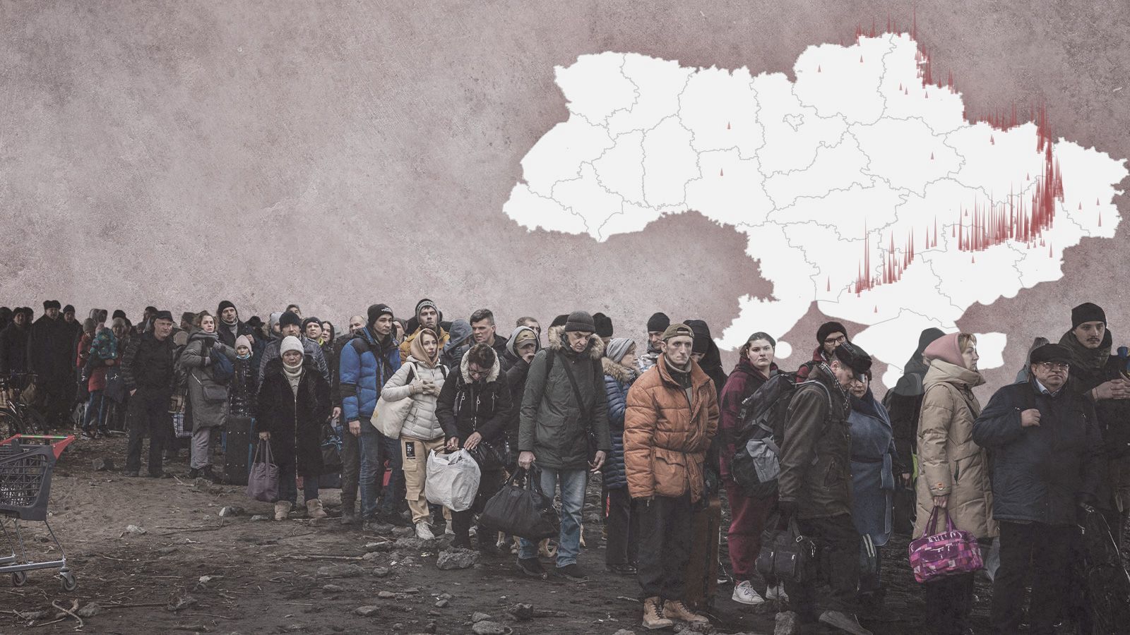 Al menos 10 millones de ucranianos han abandonado su hogar para refugiarse de la invasión rusa.