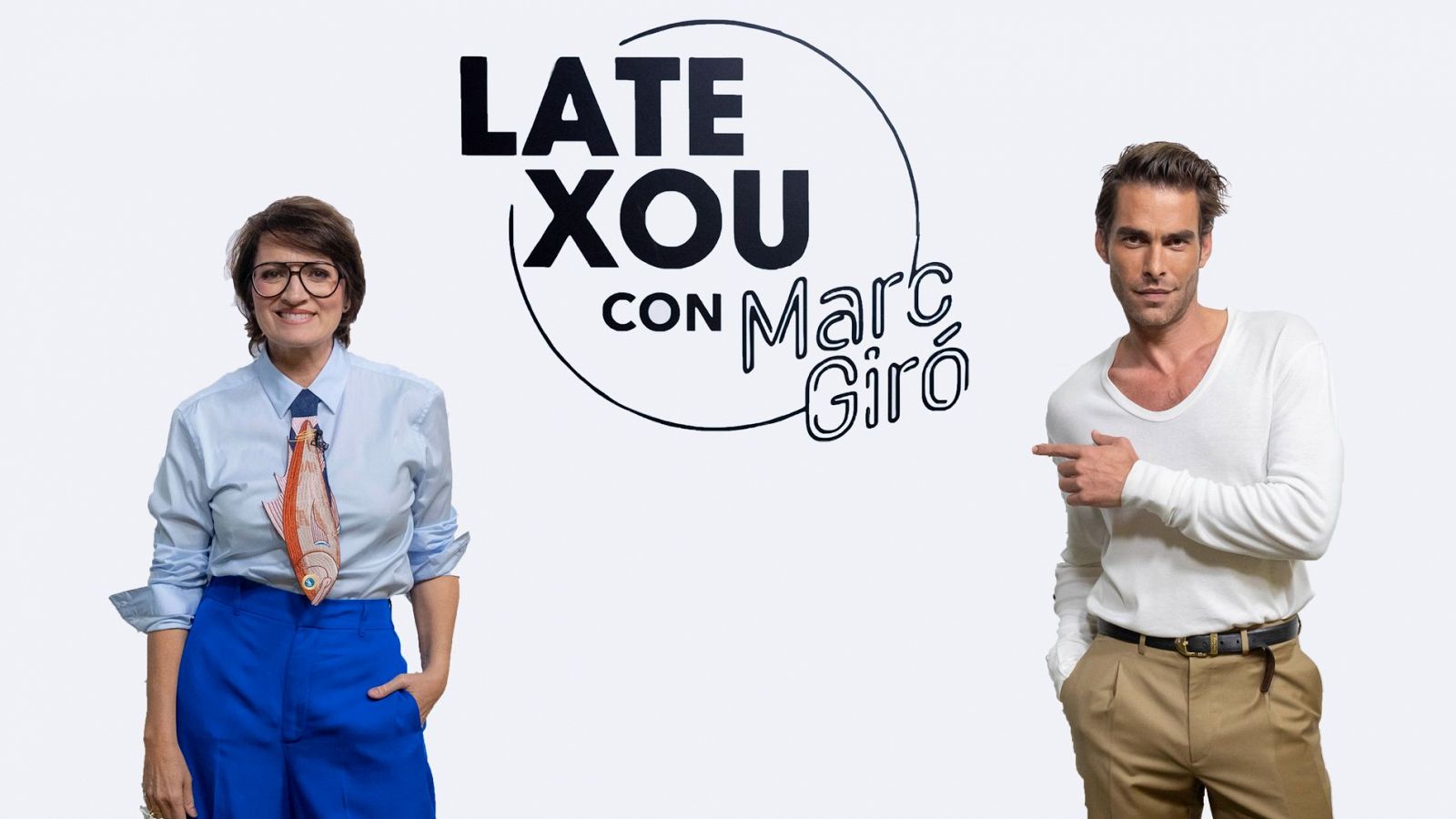 Silvia Abril y Jon Jon Kortajarena en 'Late Xou con Marc Giró'