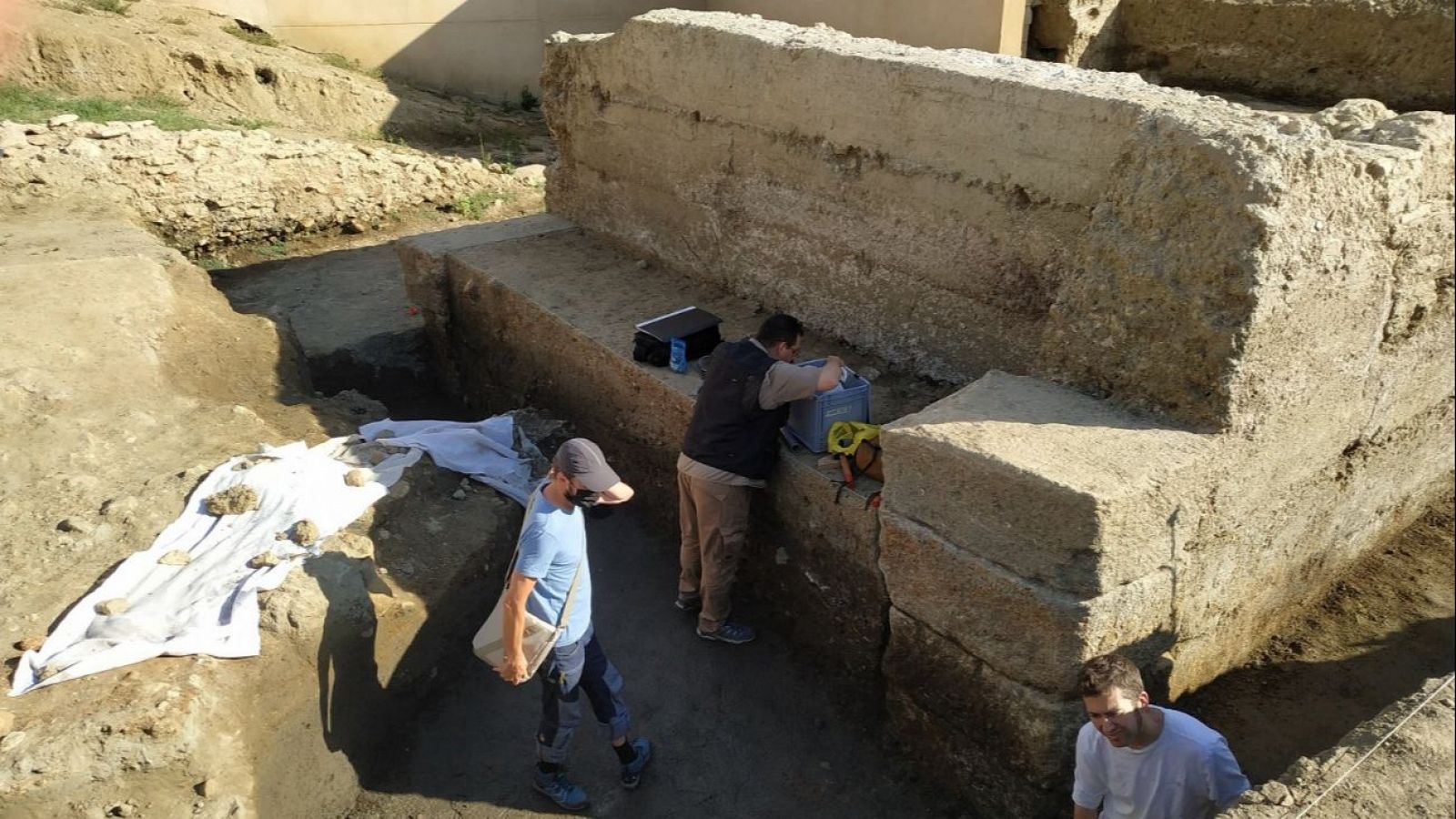 Los sedimentos del teatro romano de Guadix se convierten en un archivo documental de la crisis climática