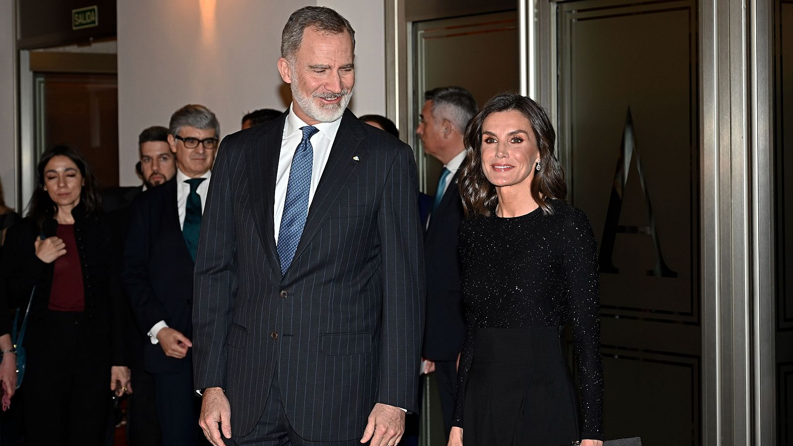 Los Reyes Felipe IV y Letizia llegan al Auditorio Nacional de Música para presidir el XXII Concierto “In Memoriam” Víctimas del Terrorismo, a 7 de marzo de 2024