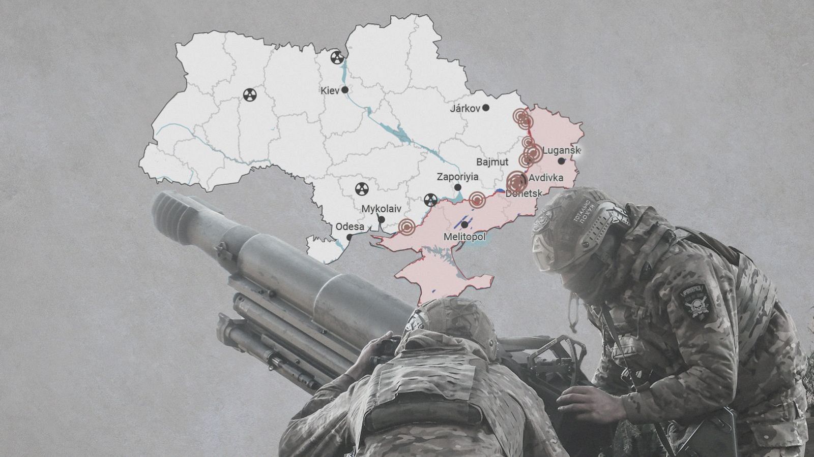 Los mapas de la semana 106ª de la guerra en Ucrania