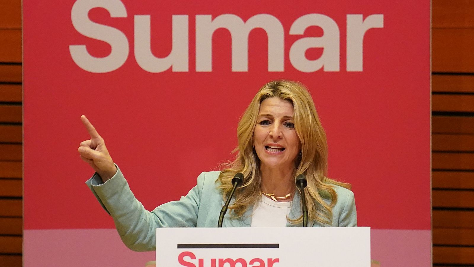 Yolanda Díaz formaliza su candidatura para liderar Sumar