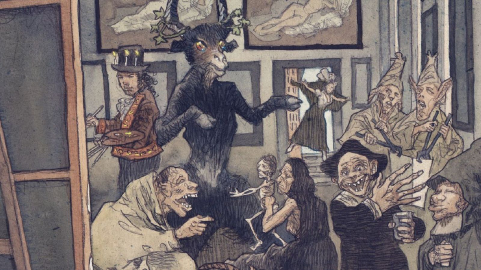Detalle de la portada de 'El pacto de Goya'