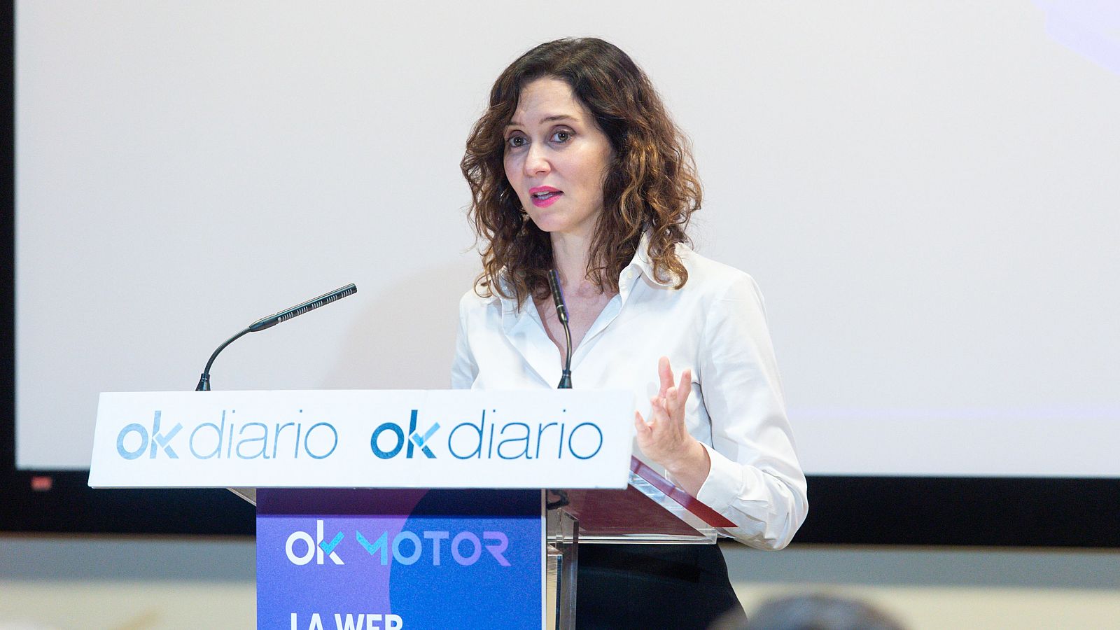 La presidenta de la Comunidad de Madrid, Isabel Díaz Ayuso, en un acto reciente