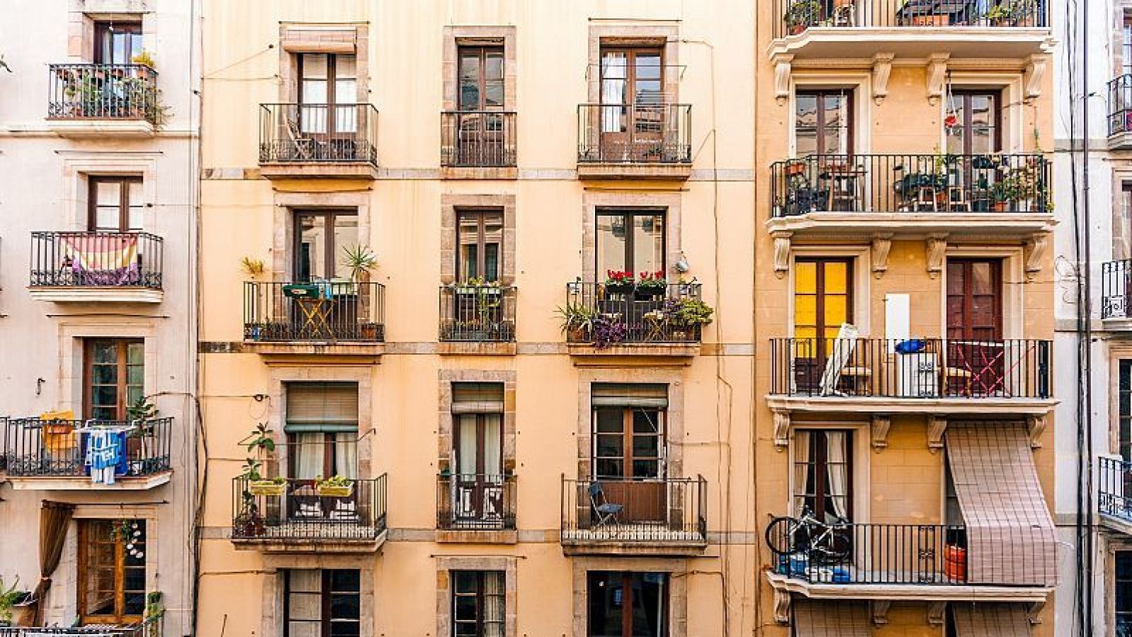 Bloque de pisos en Madrid