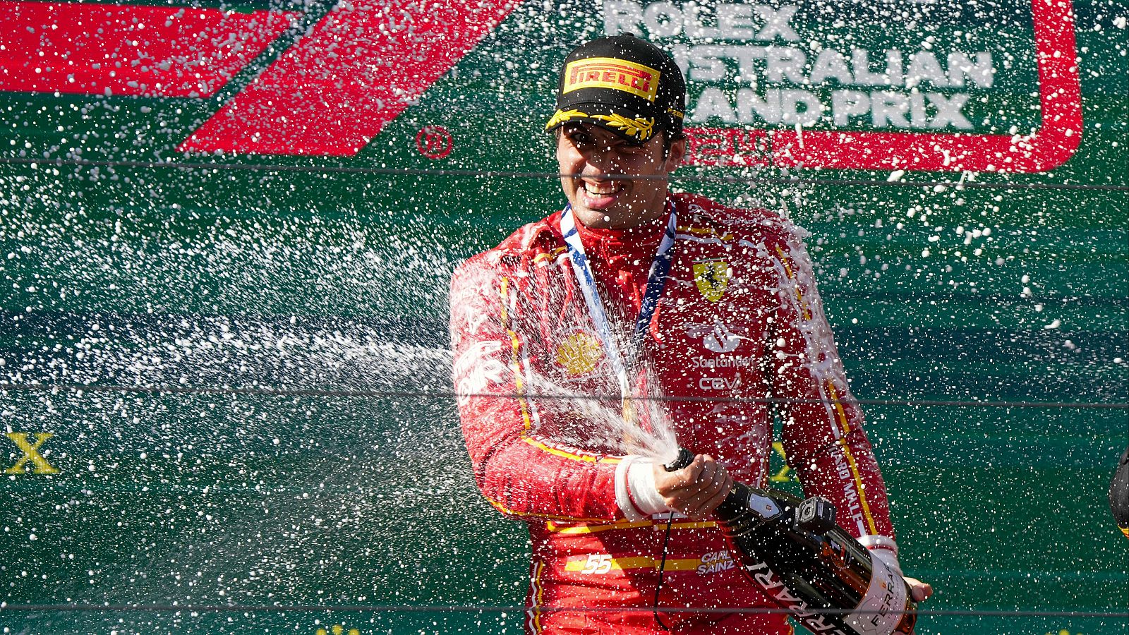 Carlos Sainz gana el Gran Premio de Australia.