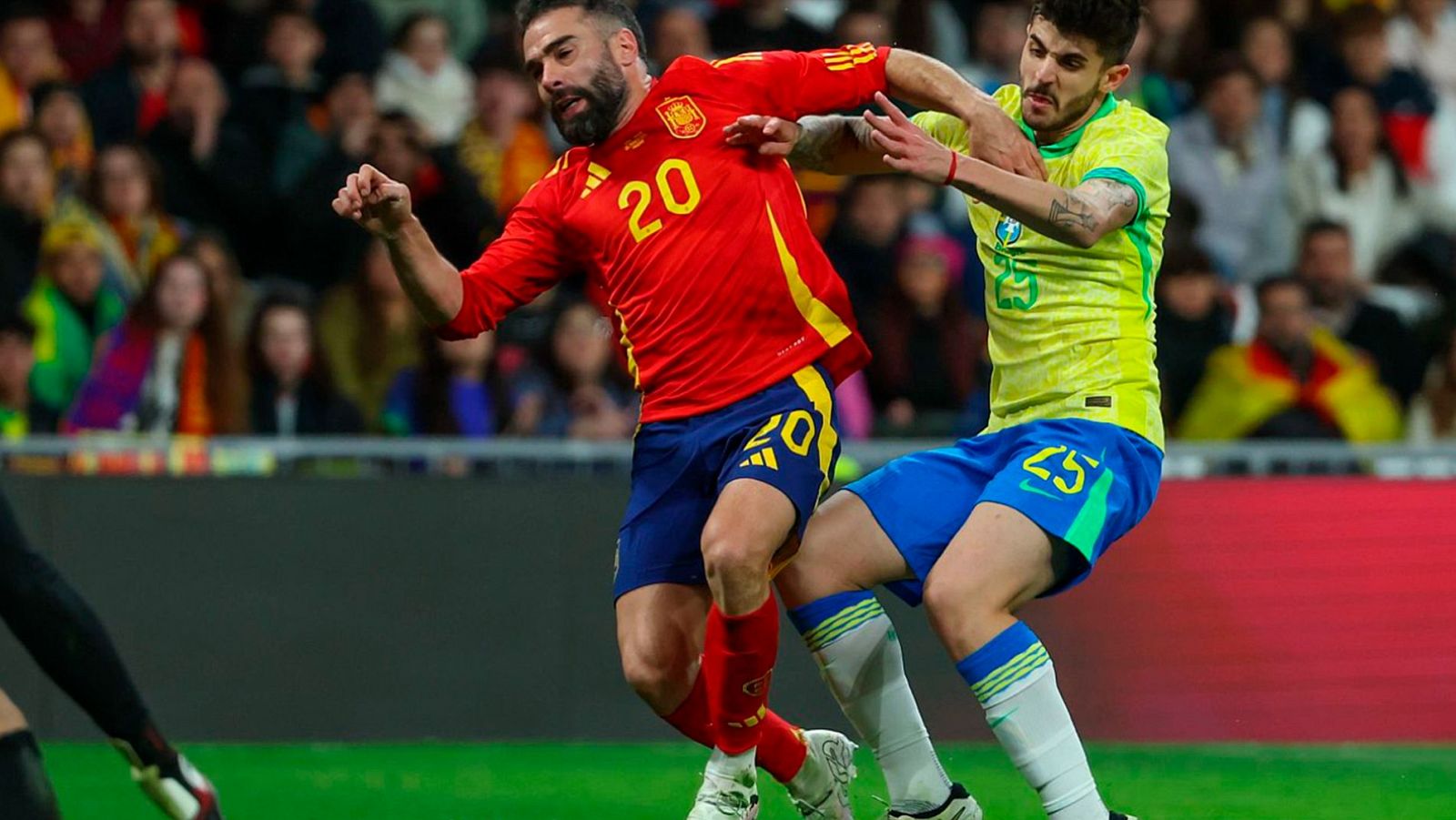 El amistoso España-Brasil, lo más visto del martes en La 1