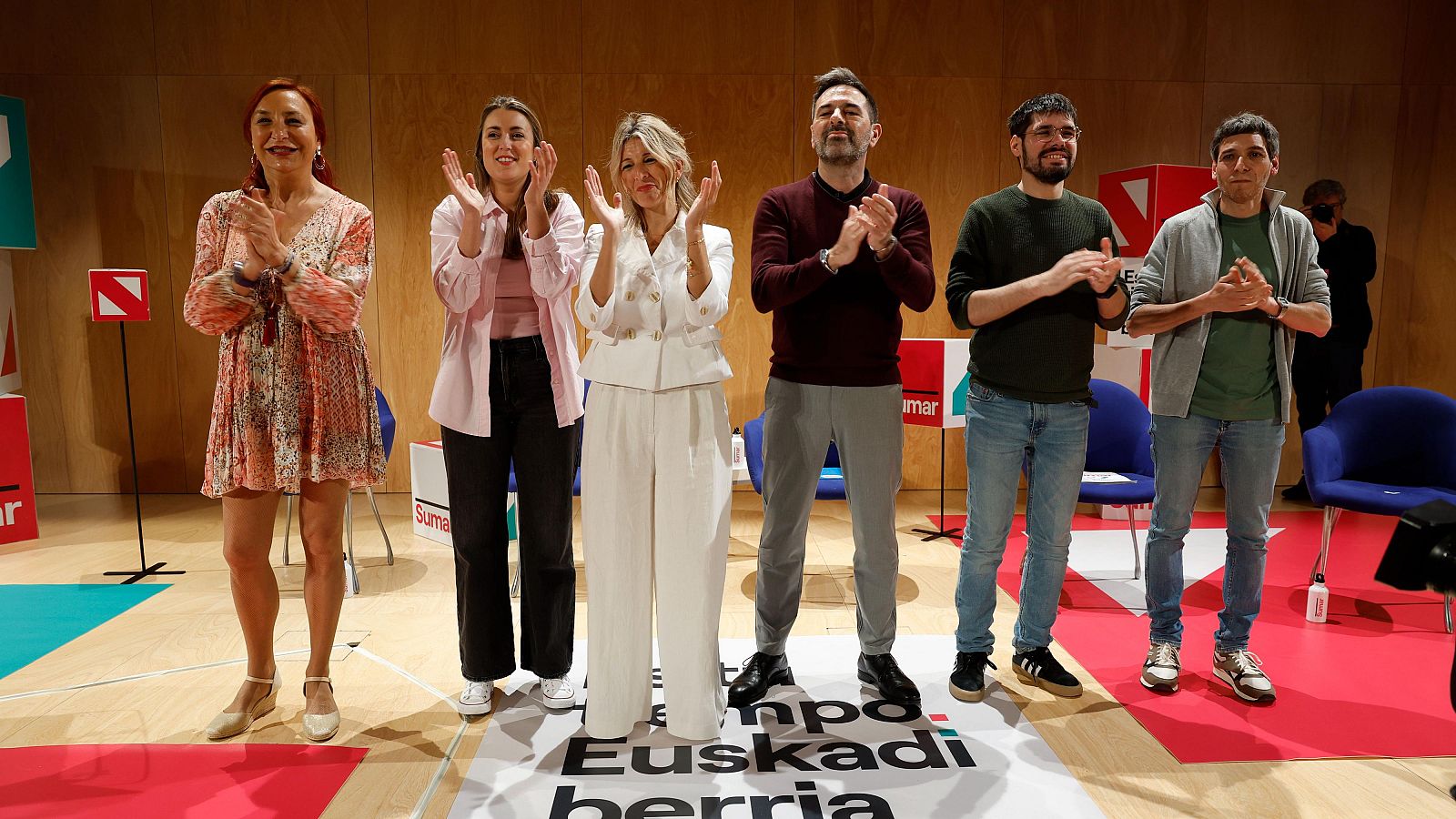 Elecciones vascas: Yolanda Díaz ve un "fin de ciclo· en Euskadi