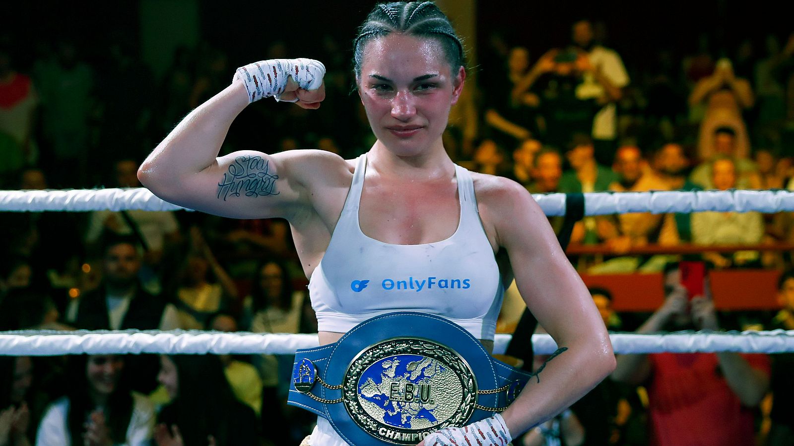 Tania Álvarez, campeona de Europa de boxeo