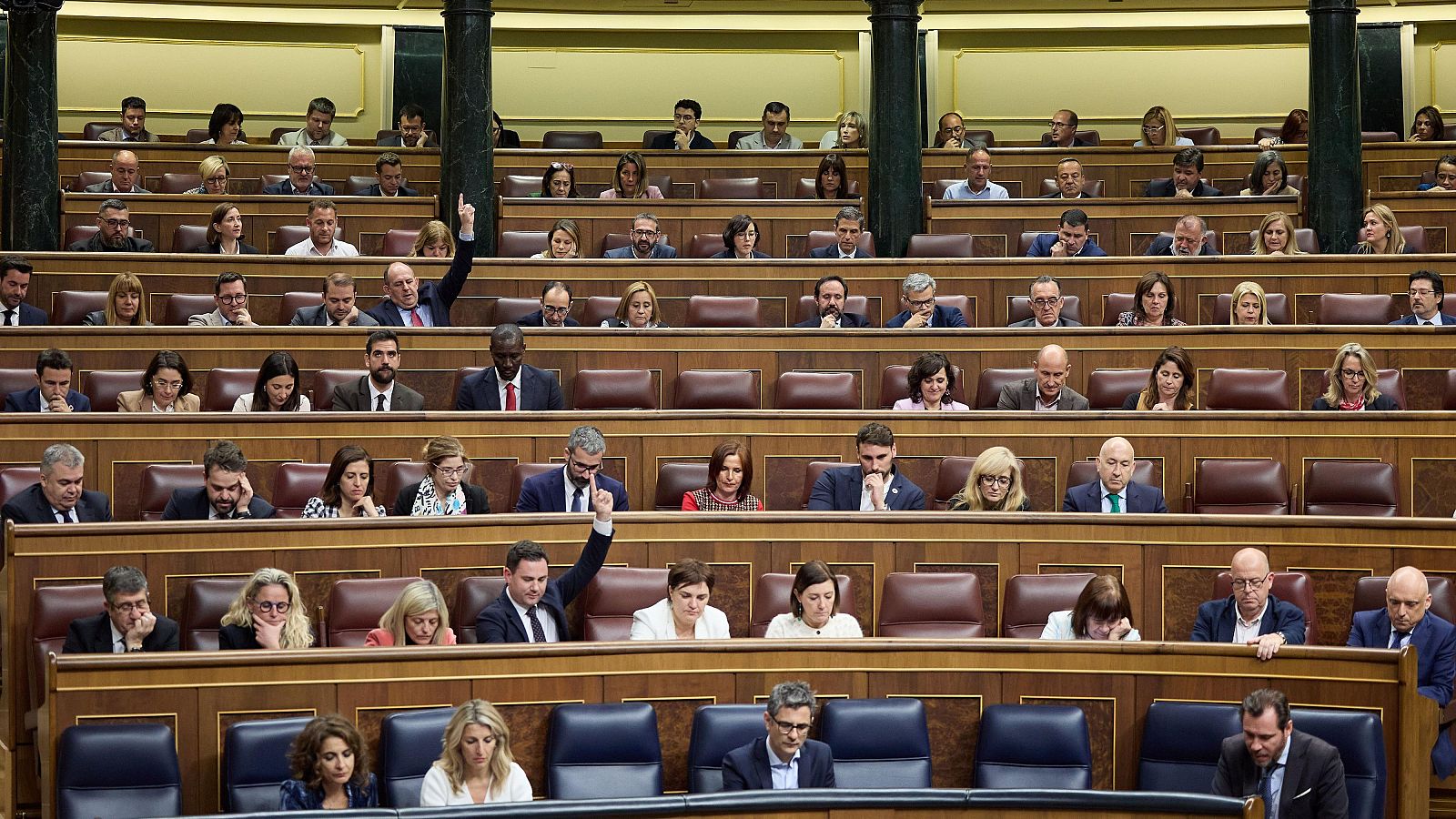 Vista general de una sesión plenaria en el Congreso de los Diputados