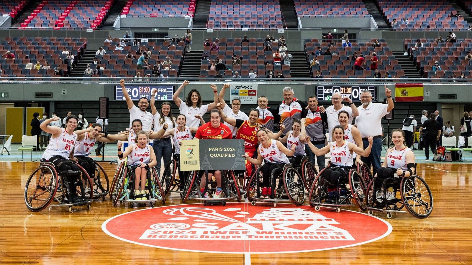 La selección femenina de baloncesto en silla  de ruedas se clasifica para los Juegos de París